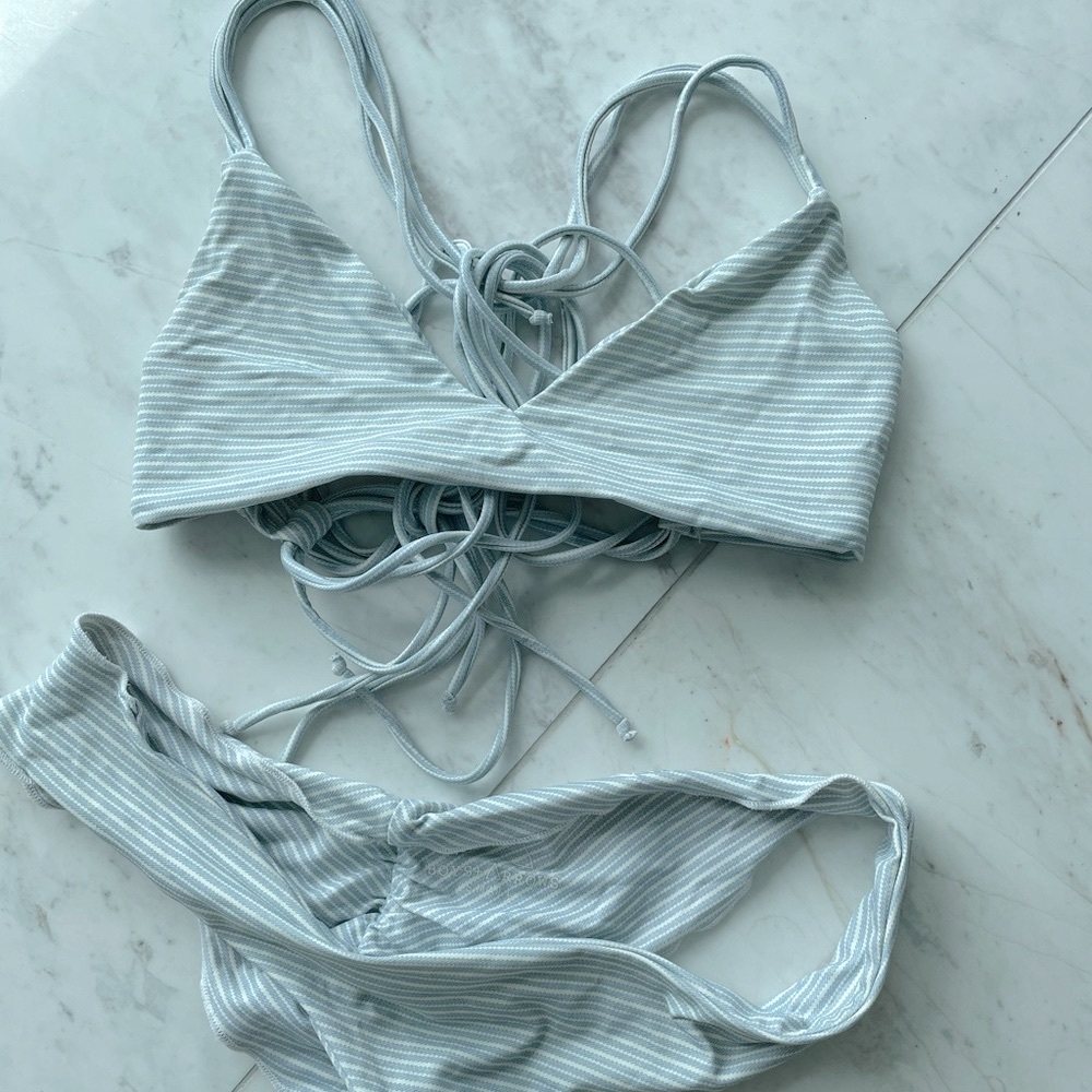 Boys + Arrows top and bottom swim set - size small